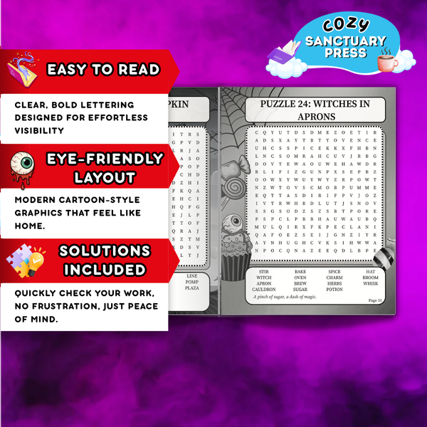 Cozy Fall Word Search Fun