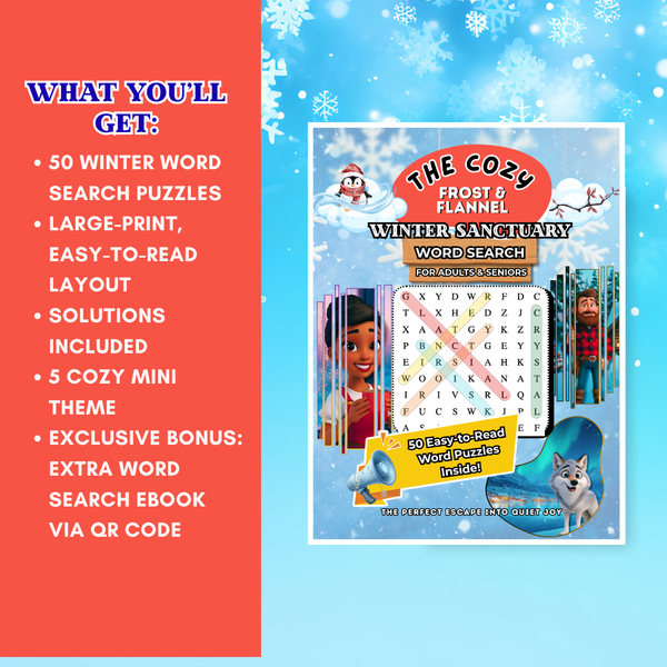 Cozy Winter Word Search Book