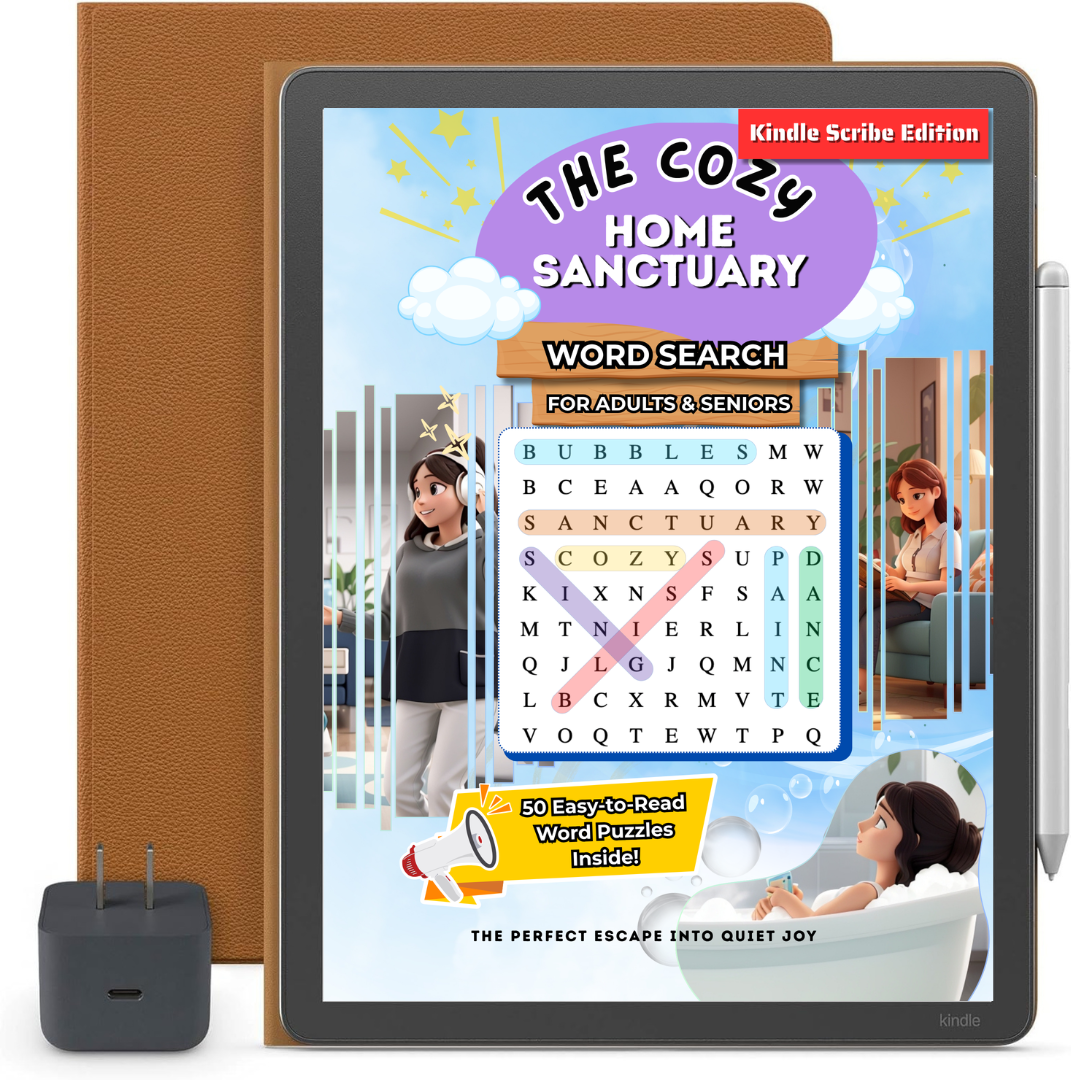 The Cozy Frost and Flannel Winter Sanctuary Word Search Puzzle Book